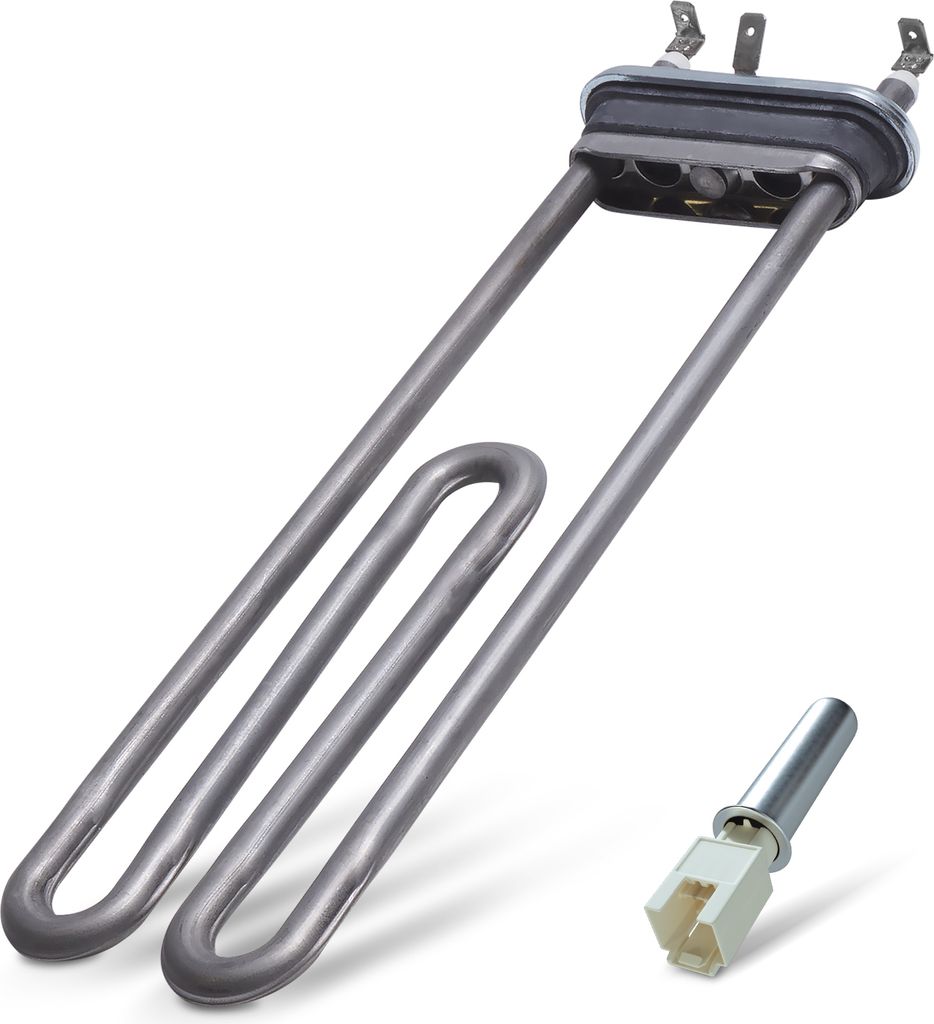 Bosch 12004179 Heizelement 2000W 230V NTC Temperatursensor für Waschmaschine