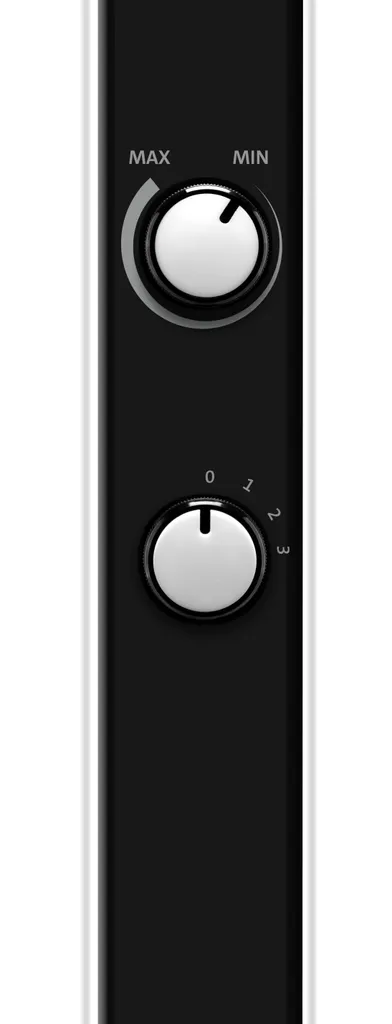 ETA Warmie Indoor Noir et Blanc 2000 W - Radiateur Soufflant Efficace