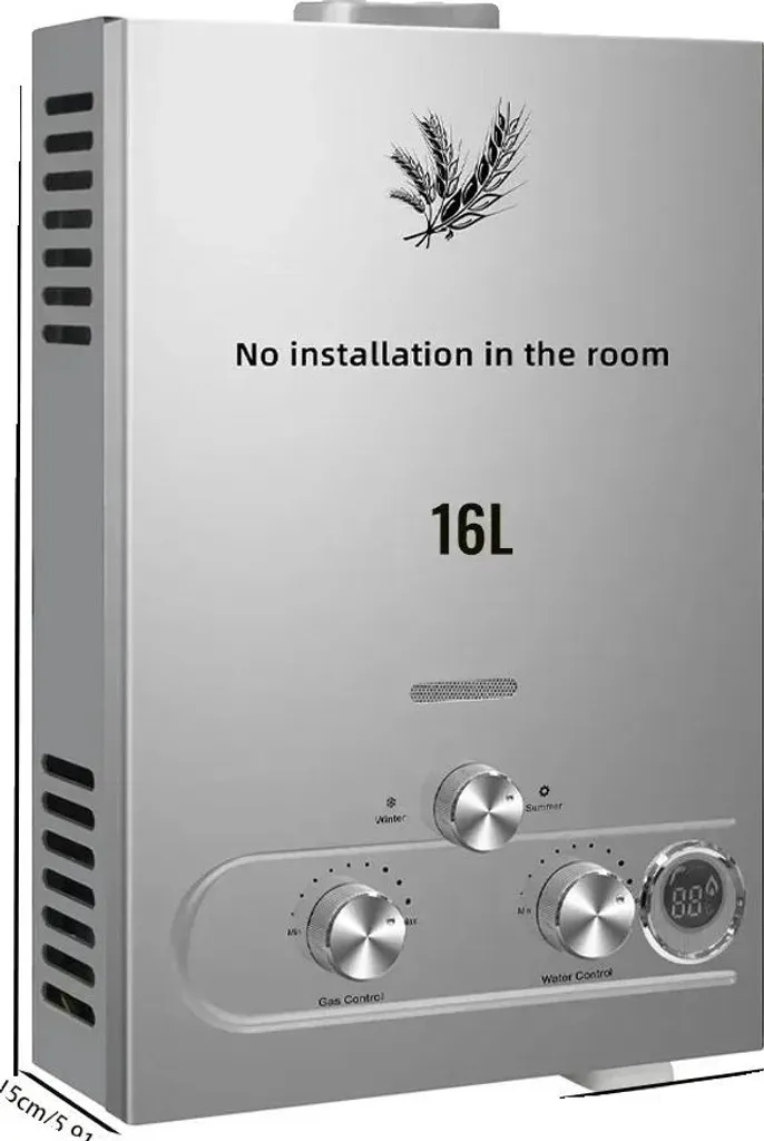 Chauffe-eau camping 8L GPL 16kW - Eau chaude pour van et vie nomade