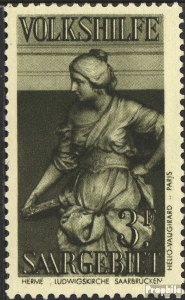 Briefmarken Saarland 1934 Mi 176 postfrisch Volkshilfe