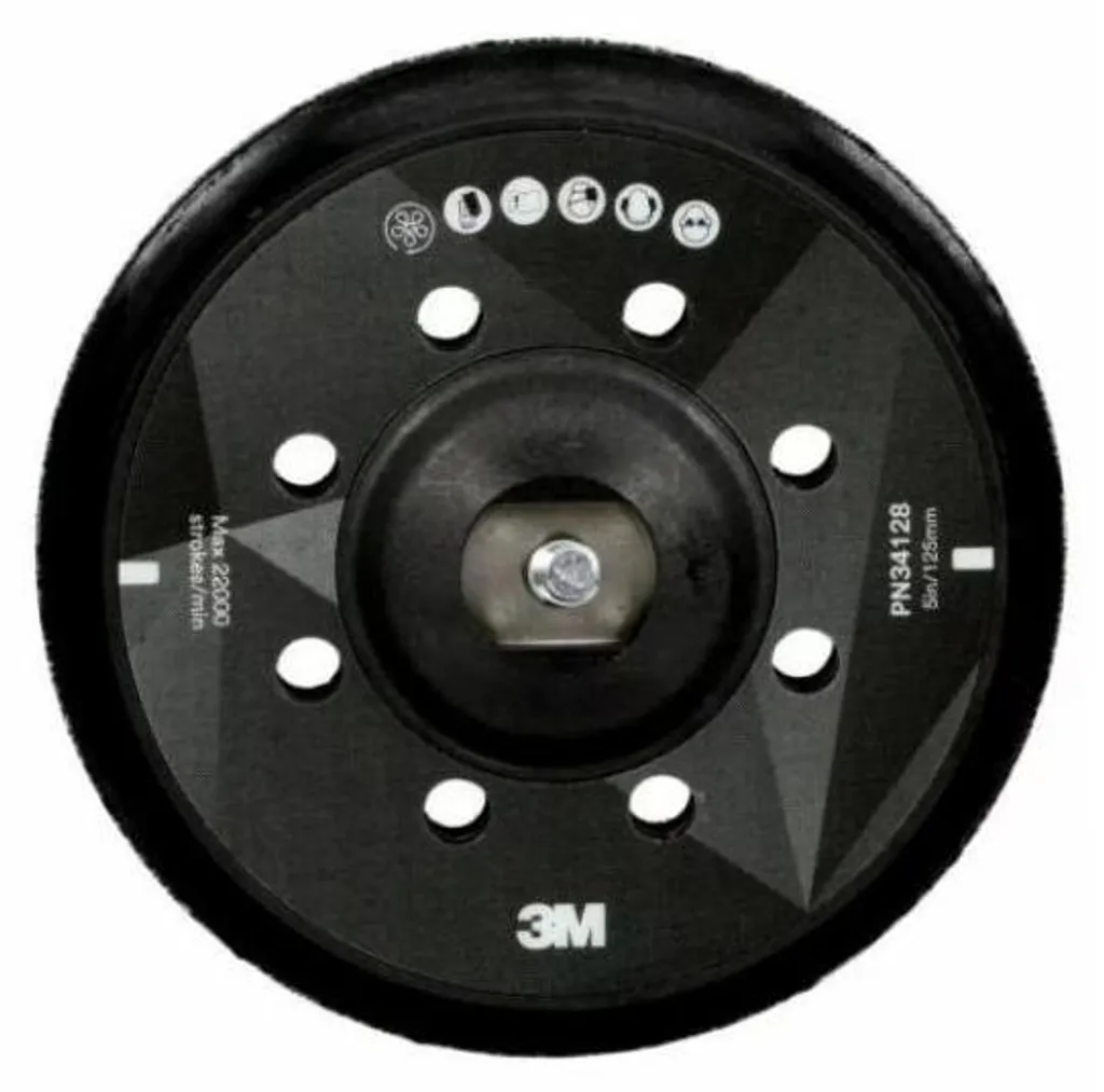 Plateau 3M Perfect-It 34128 de 130 mm à Fixation Rapide pour Polissage