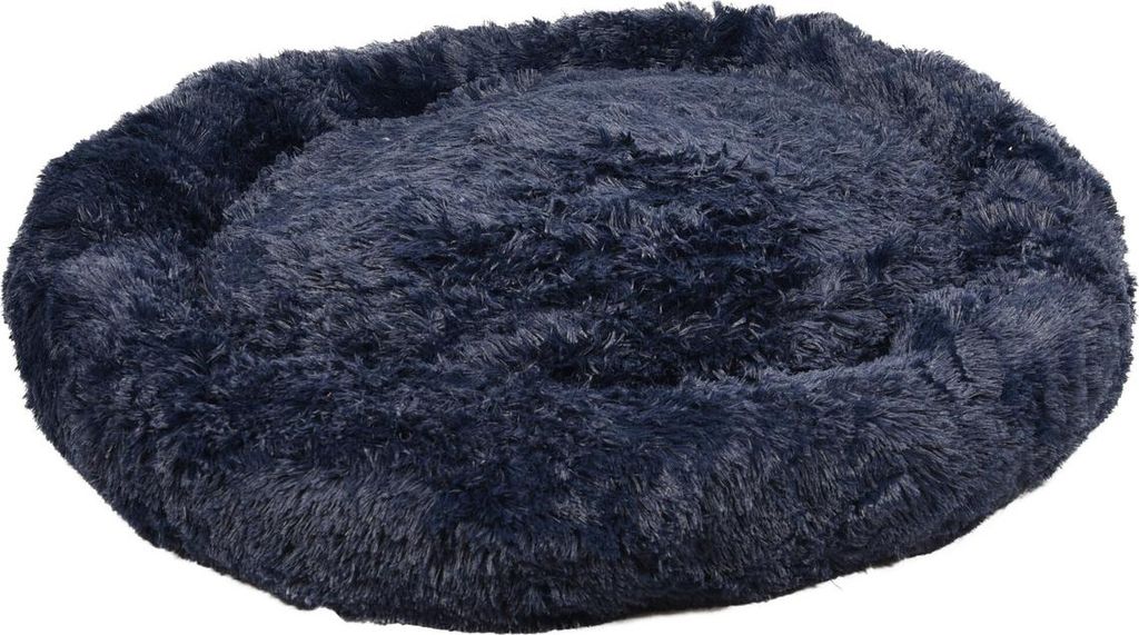 Flamingo Hundebett Krems rund marineblau, Maße: 90 cm