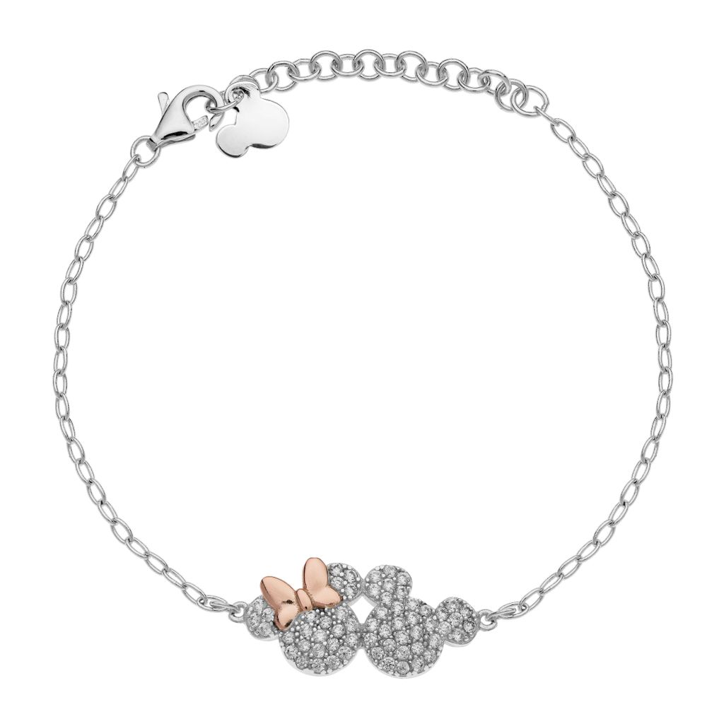 Disney Armband Silber – Minnie Mouse & Zirkonia für Kinder DISNEY