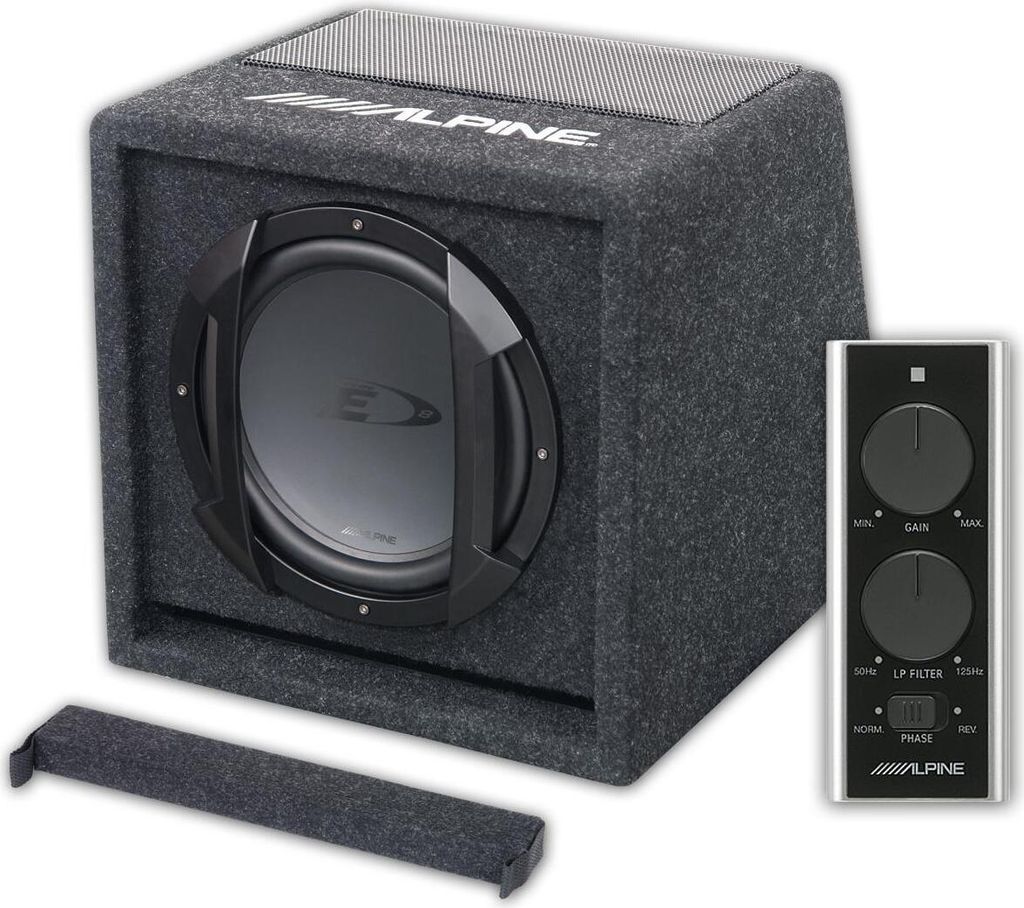 Subwoofer actif Alpine SWE-815 à caisson bass-reflex de 20 Image du produit 