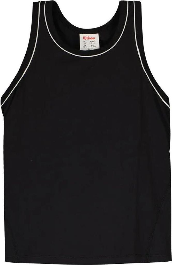 Wilson Team ärmelloses T-shirt Schwarz S Jungen,Mädchen Schwarz S