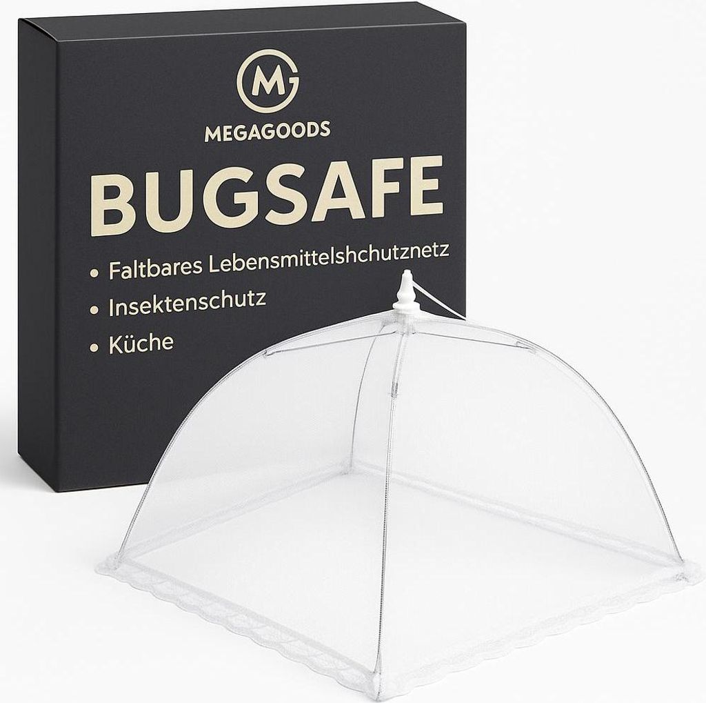 Faltbares Lebensmittelschutznetz Abdeckung Insektenschutz Küche DE.