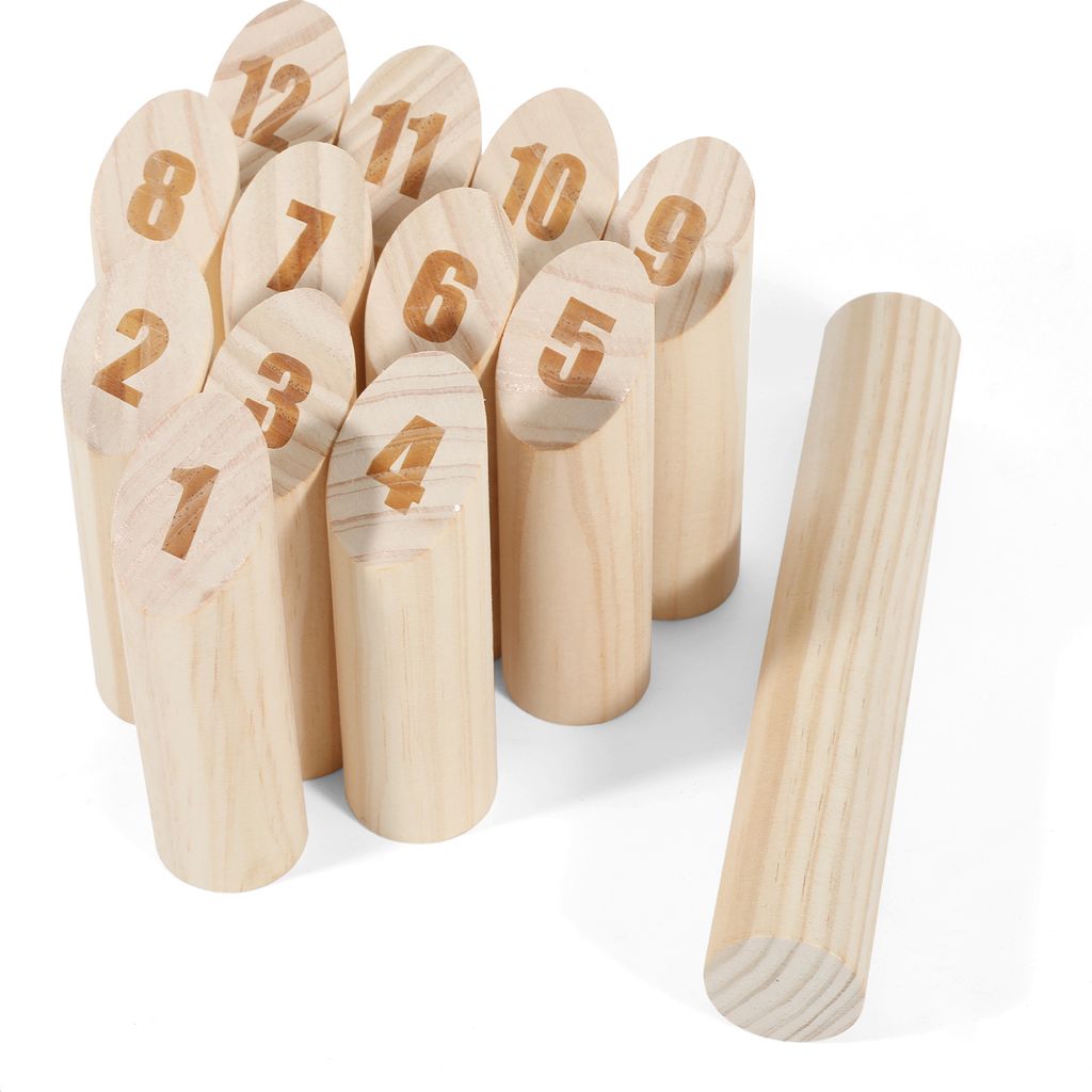 Aopunly Kubb házecí hra Viking game hra na louce dřevěný Obrázek produktu 