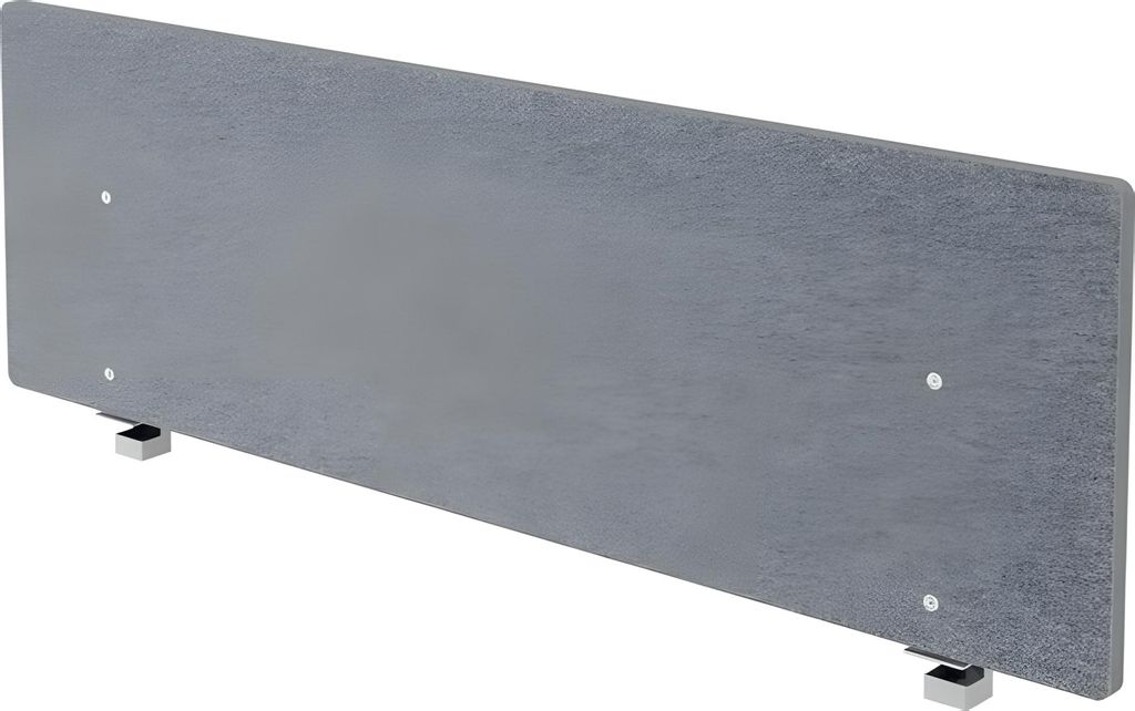 Hammerbacher Akustik-Trennwand ARW16 für 160er Tisch grau-meliert, Filzoptik