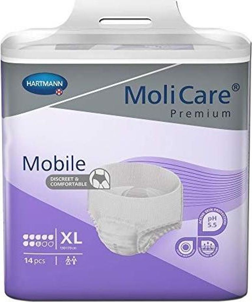 Hartmann MoliCare Mobile 8 gouttes XL - 4 paquets de 14 Image du produit 