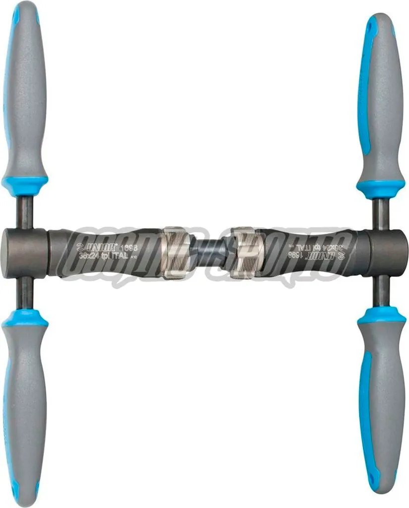 Réparer filetage boîtier pédalier italien avec kit Unior 1698 bleu