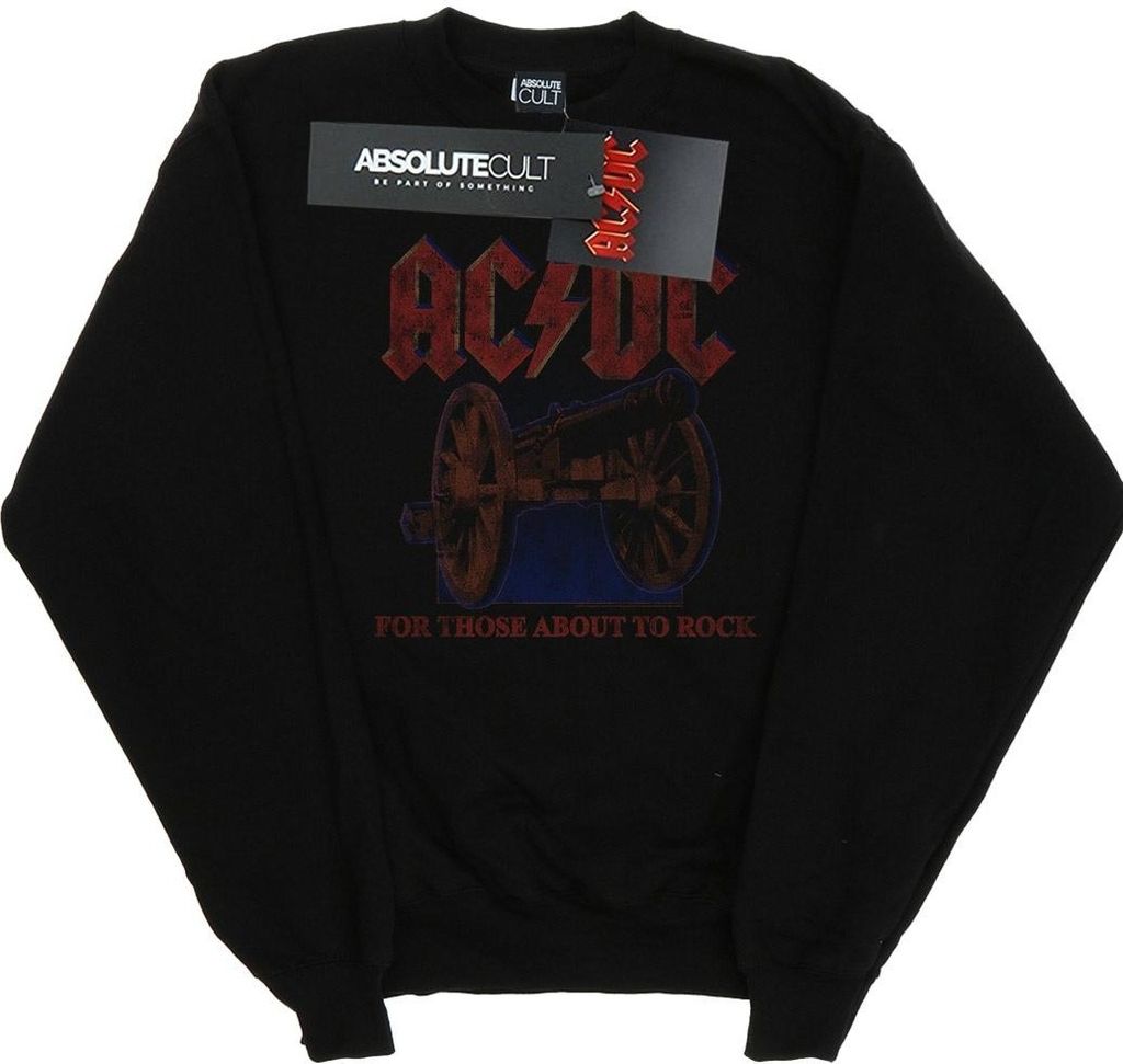 AC/DC - "For Those About To Rock" Sweatshirt für Damen BI3435 (XL) (Schwarz)