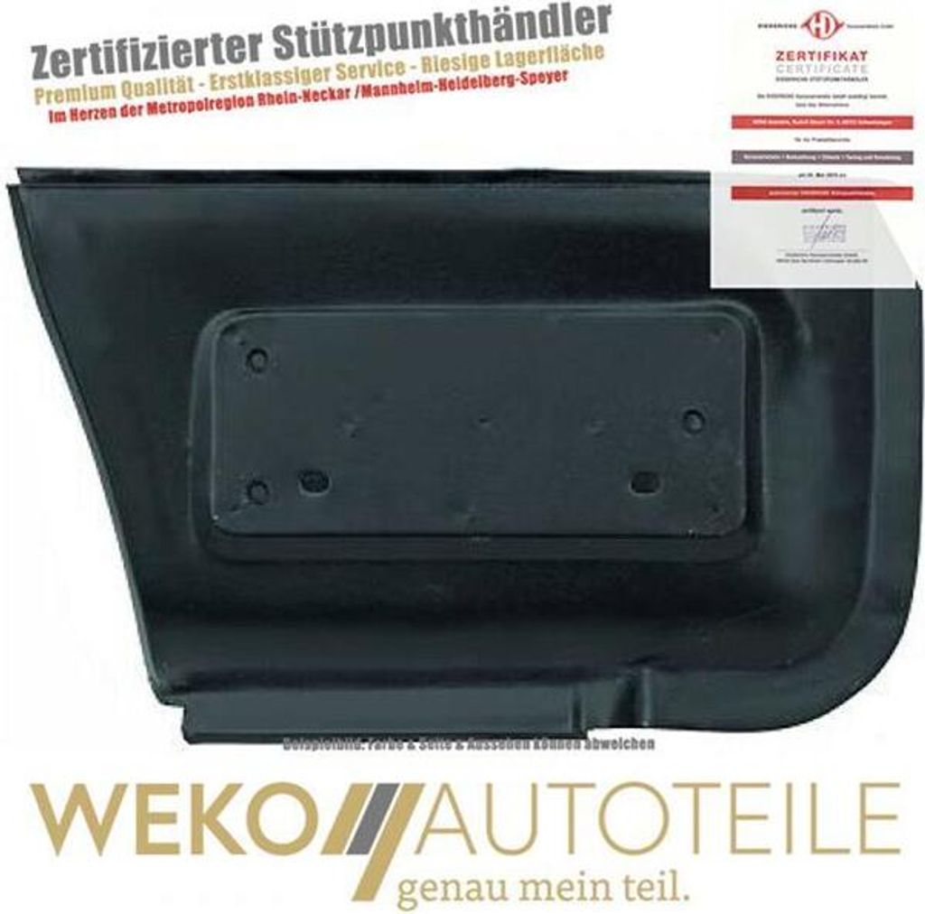 Seitenwand hinten links DIEDERICHS 9334071 passend für NISSAN OPEL RENAULT