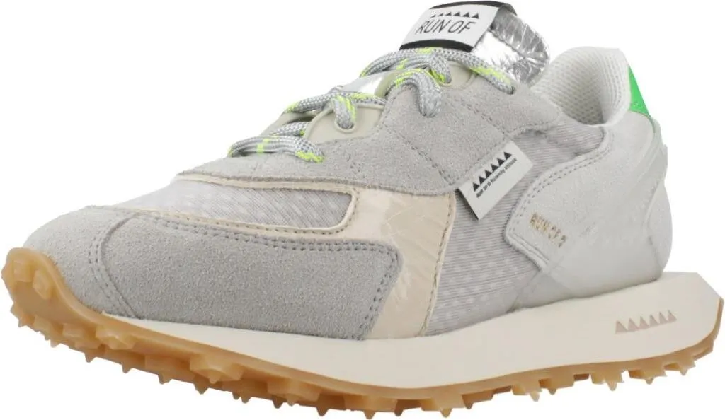 Baskets Run Of Inox W Gris - Sneakers Premium pour Femme en Cuir et Inox