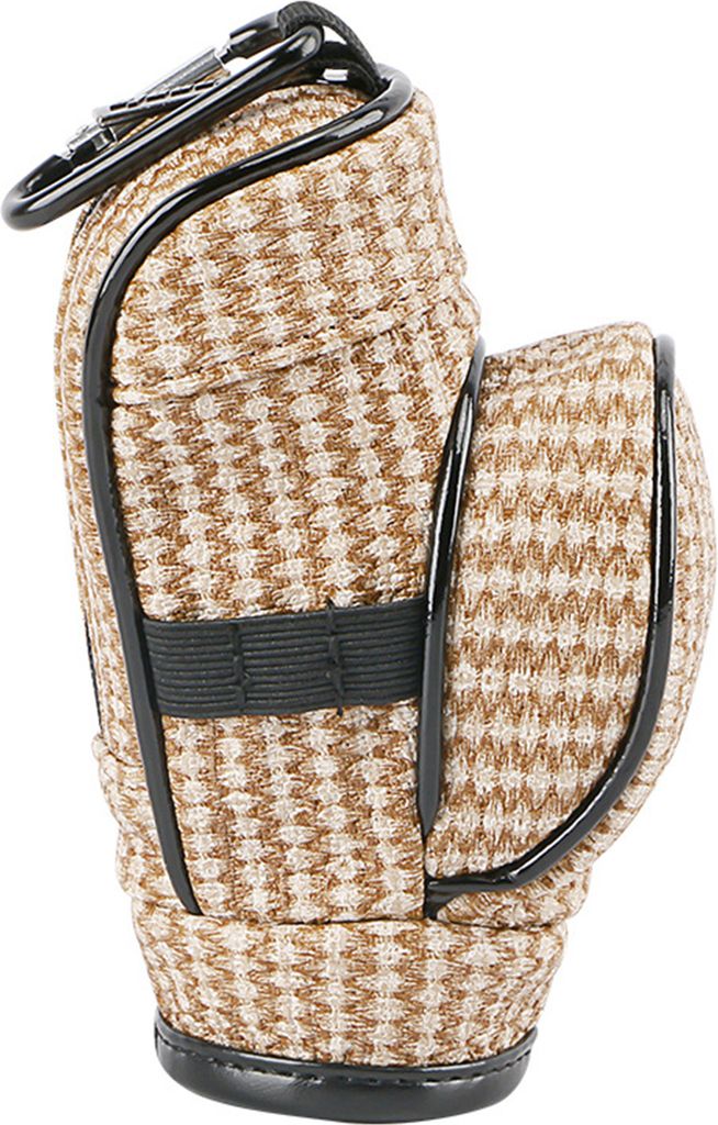 Mini-Golfball-Aufbewahrungstasche mit großem Fassungsvermögen und Reißverschluss, staubdicht, kratzfest, Tragetasche für Golfballhalter