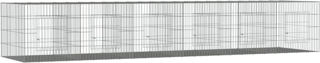 Enclos de jardin pour lapins 327x79x54 cm pour parcours d'exercice