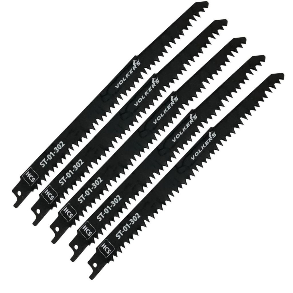 5 x Säbelsägeblatt HCS 240 mm Z 5 mm für PVC Grünholz Holz Produktbild 