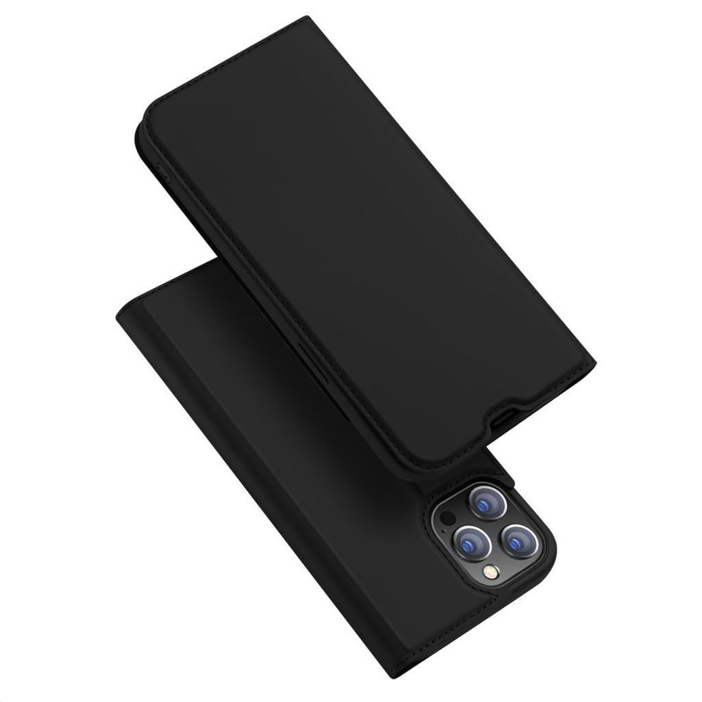 Dux Ducis Skin Pro Holster Case Cover mit Flip iPhone 13 Pro Schwarz