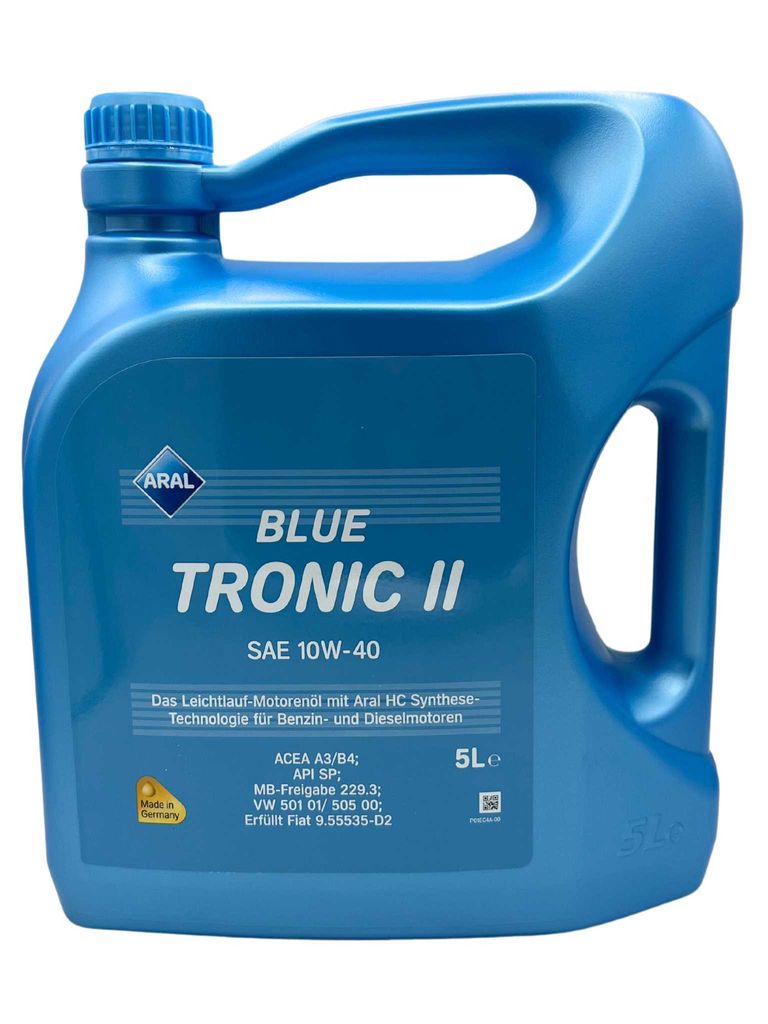 ARAL BlueTronic II für 10W-40 5 Liter Motoröl Motorenöl Teilsynthetisch 9.55535-D2 229.3 501 01 505 00 Öl