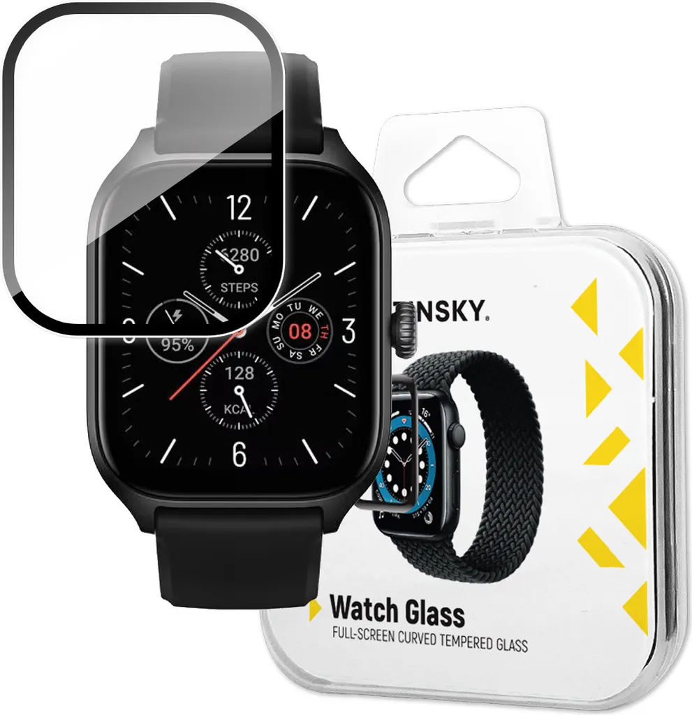 Proteggi Amazfit GTS 4 in Allenamento | Vetro Wozinsky 9H Full Glue