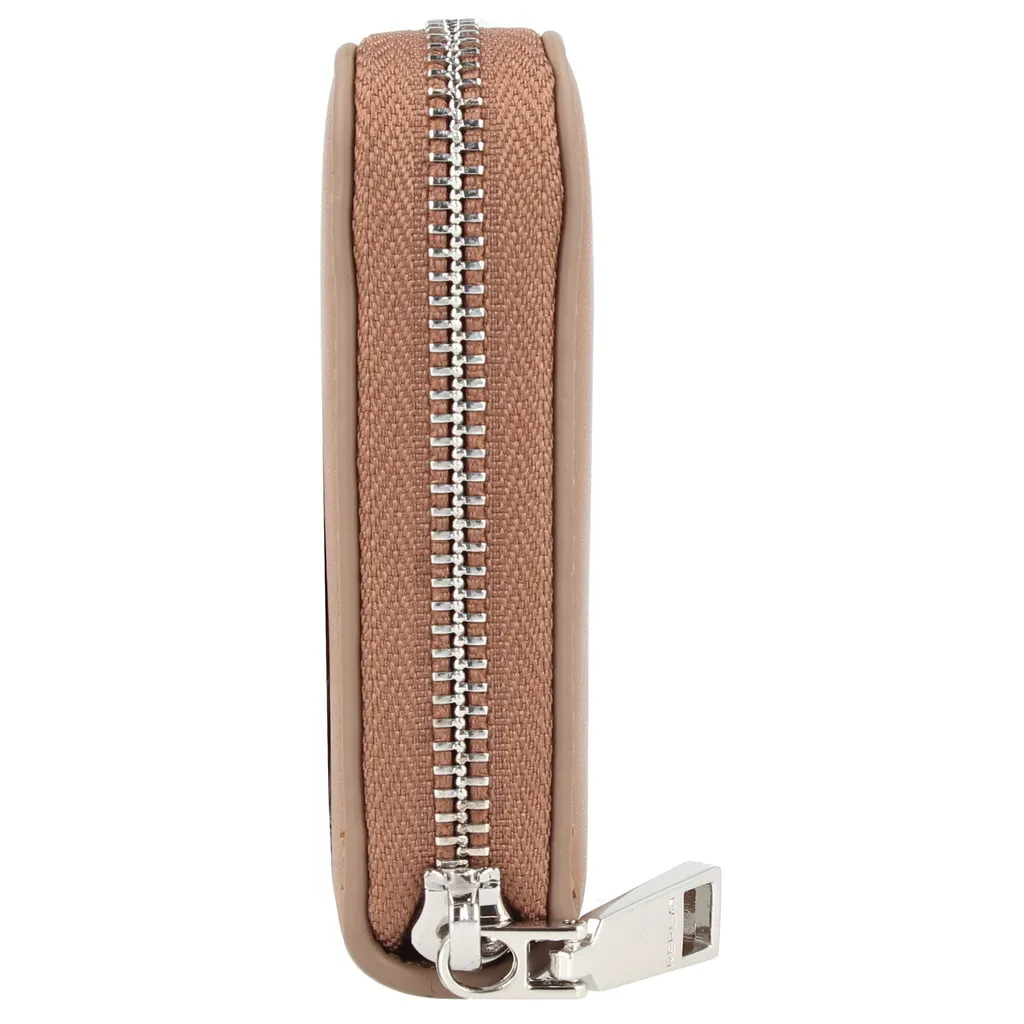Portefeuille REPLAY Zip Around Wallet en Beige avec Multi-Rangements - 8