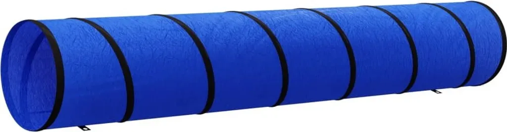 vidaXL Tunnel pour chiens bleu Ø 50x300 cm en polyester résistant
