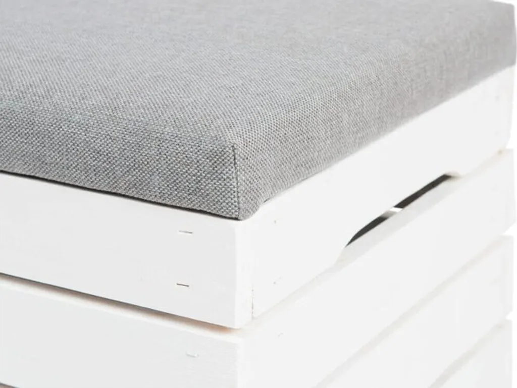 Pouf Cassapanca Imbottita in Legno | Seduta Luxury Contenitore - 7