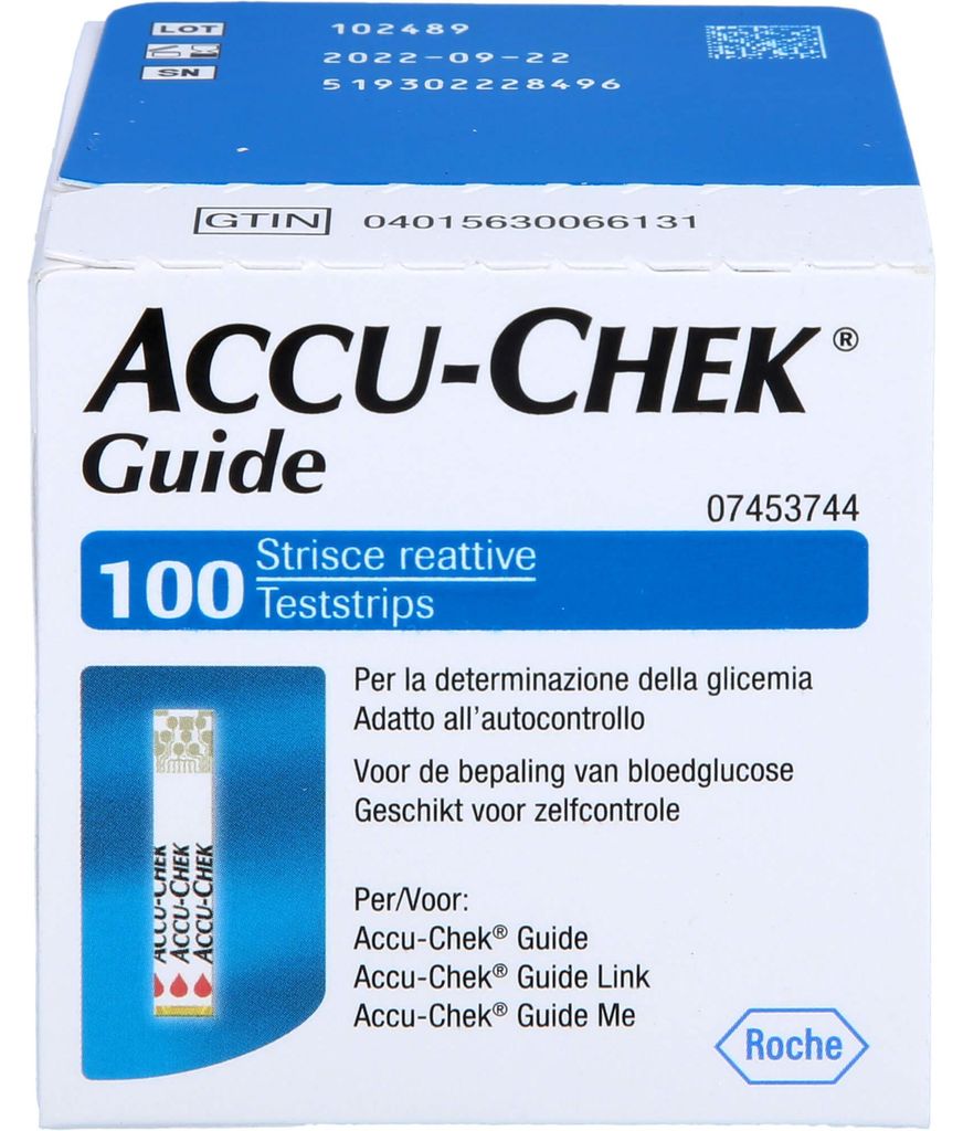 ACCU-CHEK Guide Emra Teststreifen, 100 St. Teststreifen