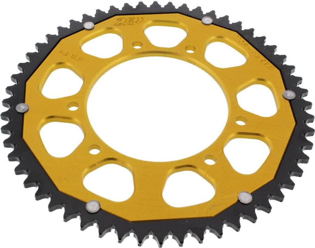 ZF Krone 56 Zähne Teilung 428 Schwarz Gold Dual ZFD-1134-56-GLD