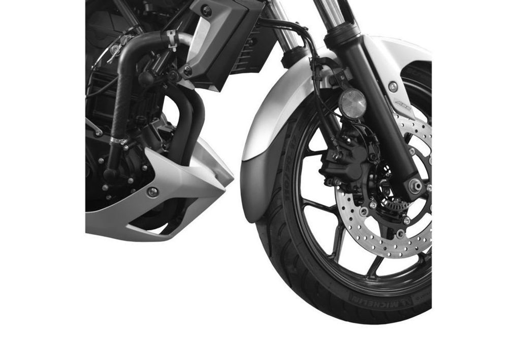 PUIG 9182N Verlängerung des vorderen Schutzblechs passend fuer YAMAHA YZF-R3 Schwarz