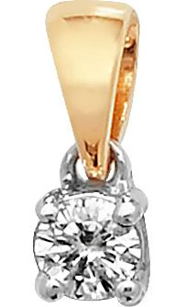 Pendentif Femme Or et Diamant Idéal pour Cadeau Anniversaire ou Fête