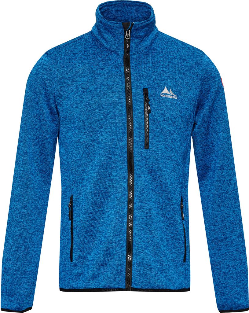Nordberg Frank Fleece Cardigan - Uomo - Blu Melange - Immagine del prodotto 