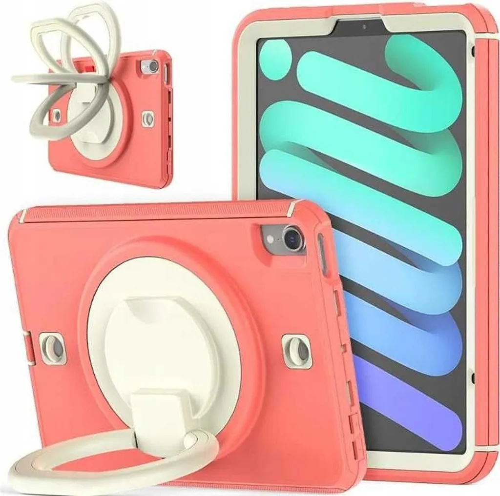 Custodia per iPad Pro 3/2/1 11 con supporto e tracolla Rosa - 3