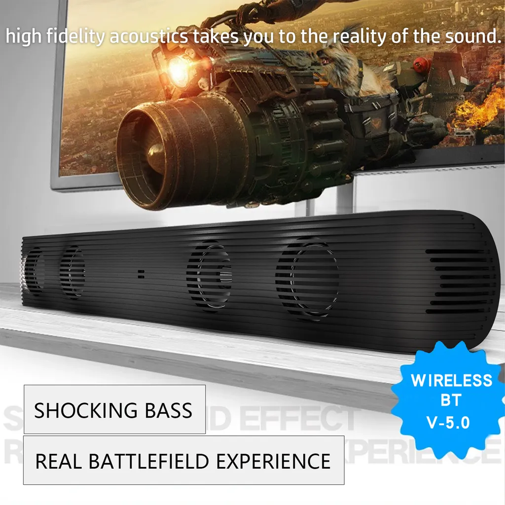 Haut-parleur Bluetooth BS-21 Multi-modes avec Lecteur USB et Carte TF