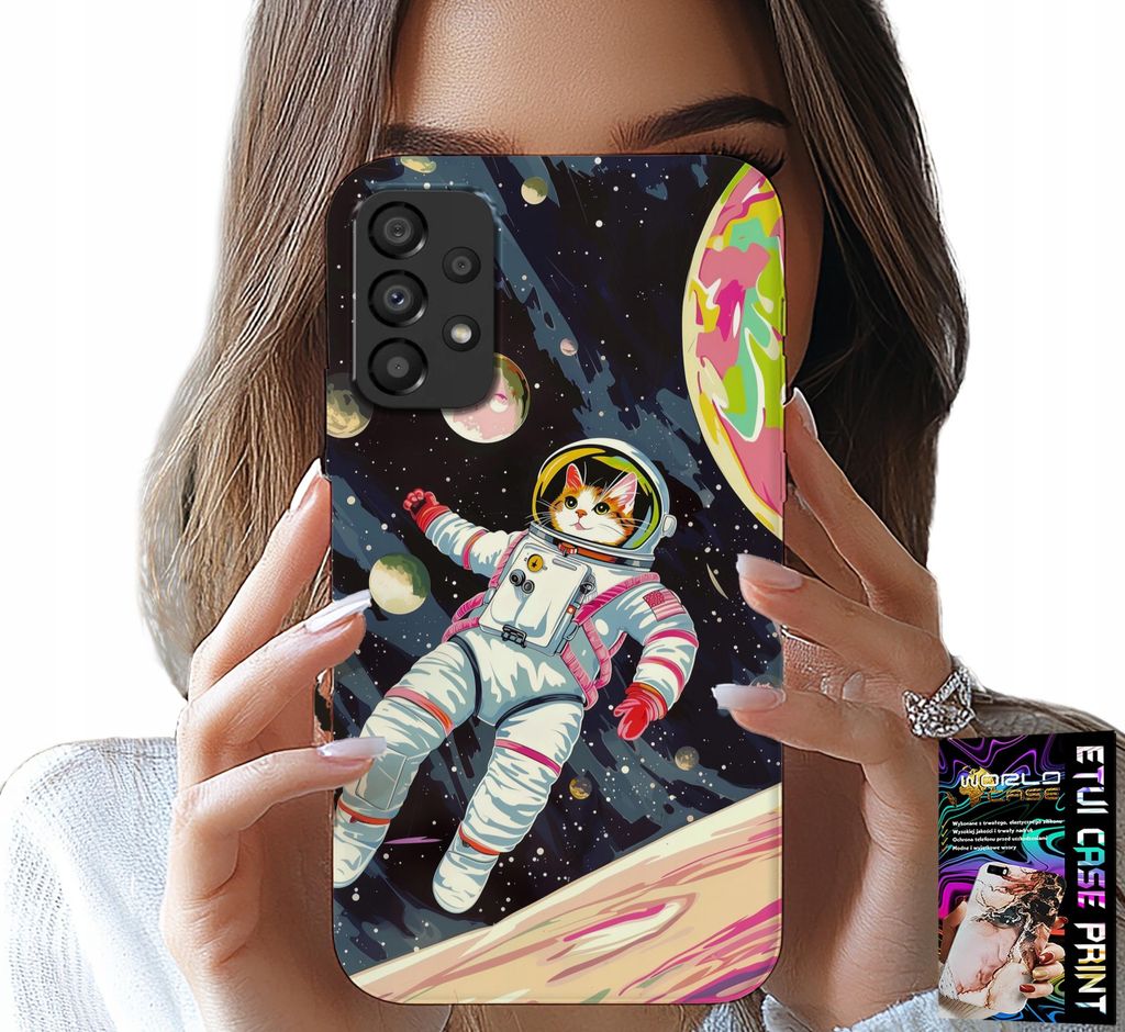 Fall Für Samsung Galaxy A23 5G - Katze Astronaut Raum Katze Fall Fall