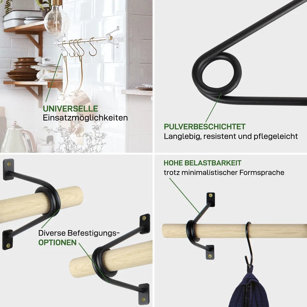 Natural Goods Berlin GARD PRENZLBERG Appendiabiti Rovere Bianco 50cm - 3