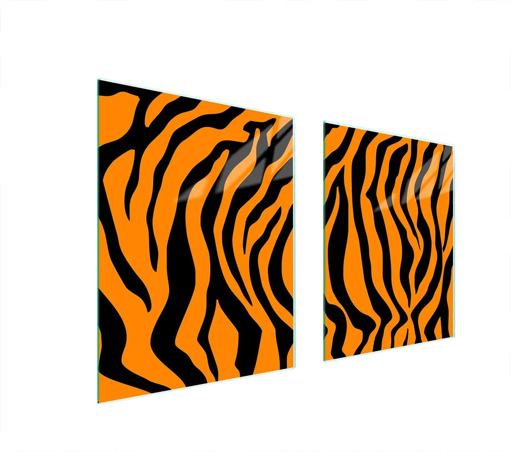 Paraspruzzi e Coprifornelli Vetro 85x52 Tiger | Alta Resistenza Termica