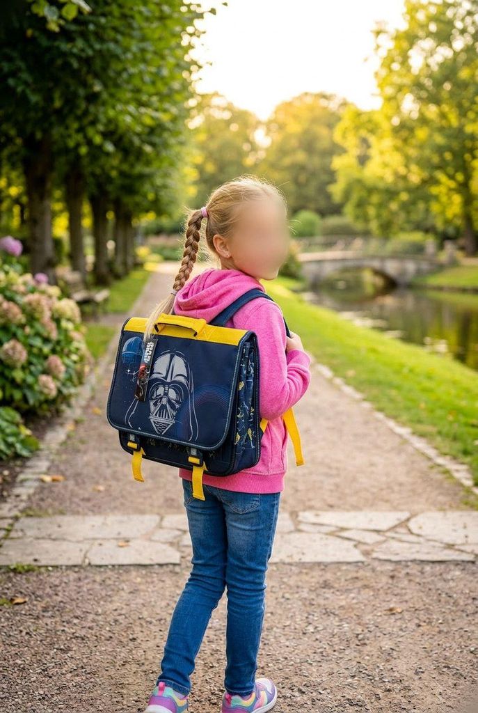 Star Wars Darth Vader Schulrucksack Kinder Rucksack Schule Freizeit Tasche Disney für Mädchen & Jungen