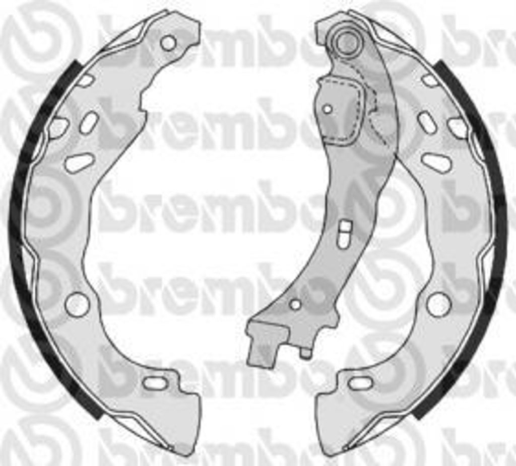 Brembo Bremsbackensatz Hinterachse S 23 523