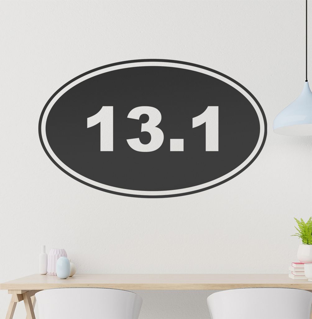 13.1 Wandtattoo in 6 Größen - Wandaufkleber Wall Sticker - Dekoration, Küche, Wohnzimmer, Schlafzimmer, Badezimmer