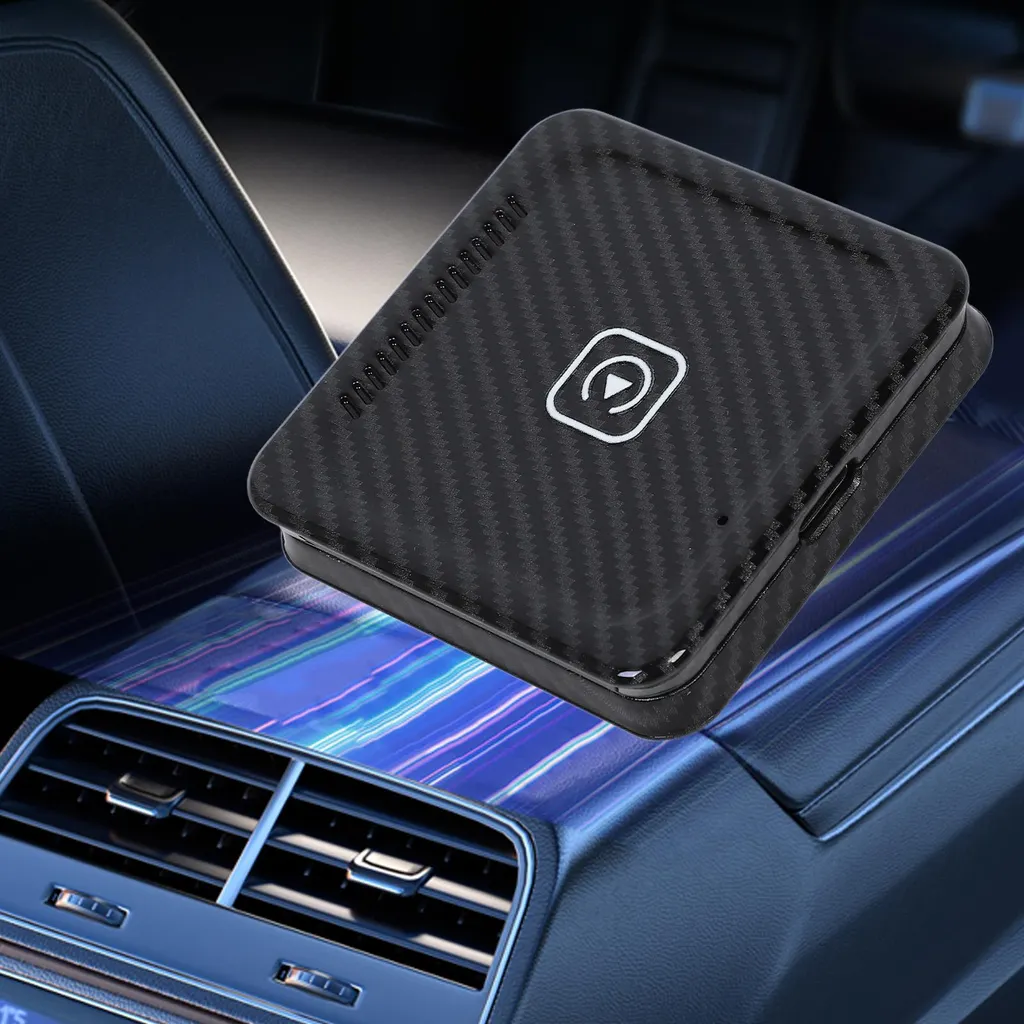 Dongle de conversion CarPlay sans fil Android Auto Bluetooth 5.0 Noir