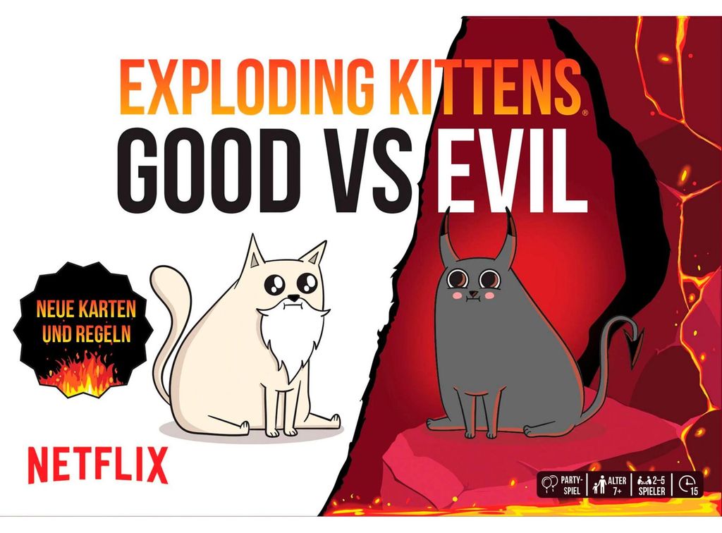 Exploding Kittens Good vs Evil Produktbild 