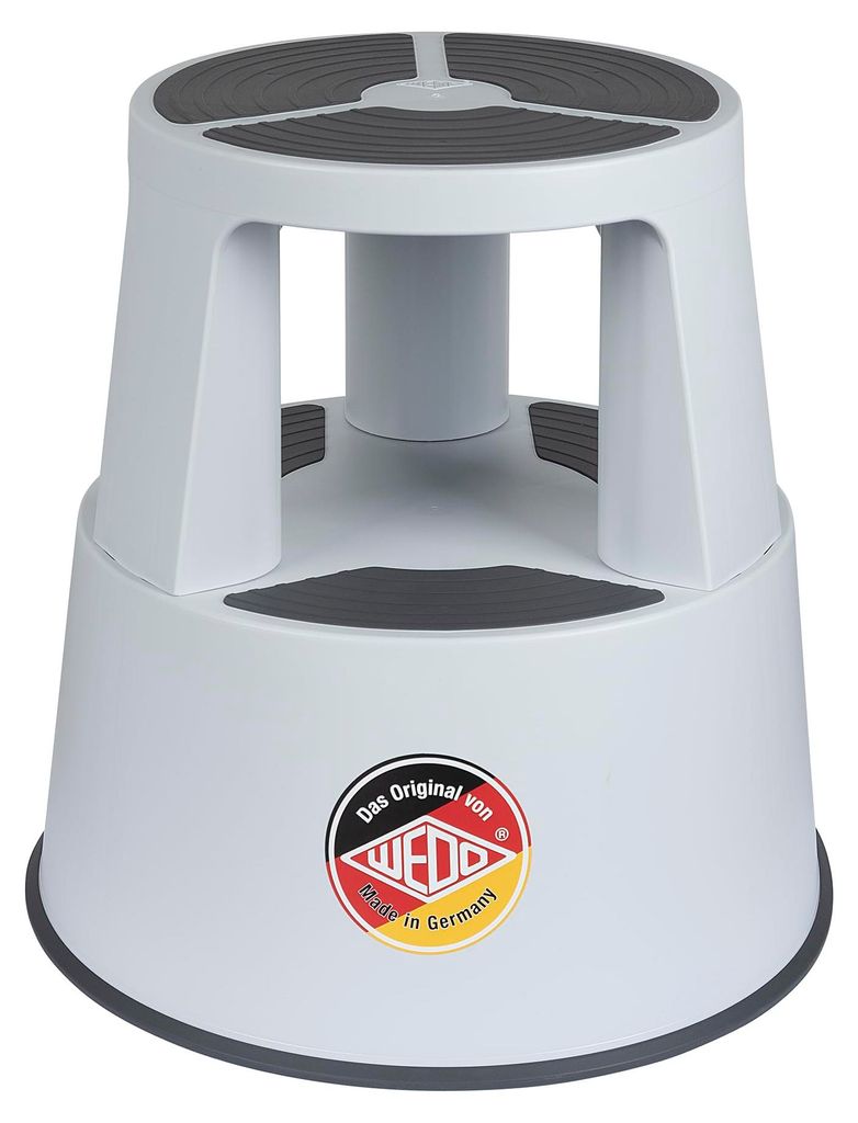 WEDO Rollhocker Super Step – robuster Tritthocker aus Produktbild 