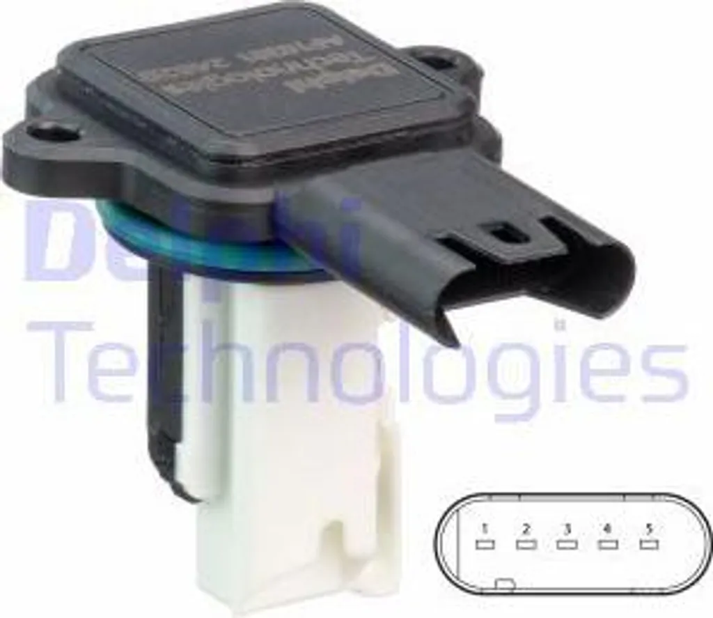Débitmètre d'air pour BMW Série 6 E63 E64 et Série 1 E81 E87 E88 Delphi AF103