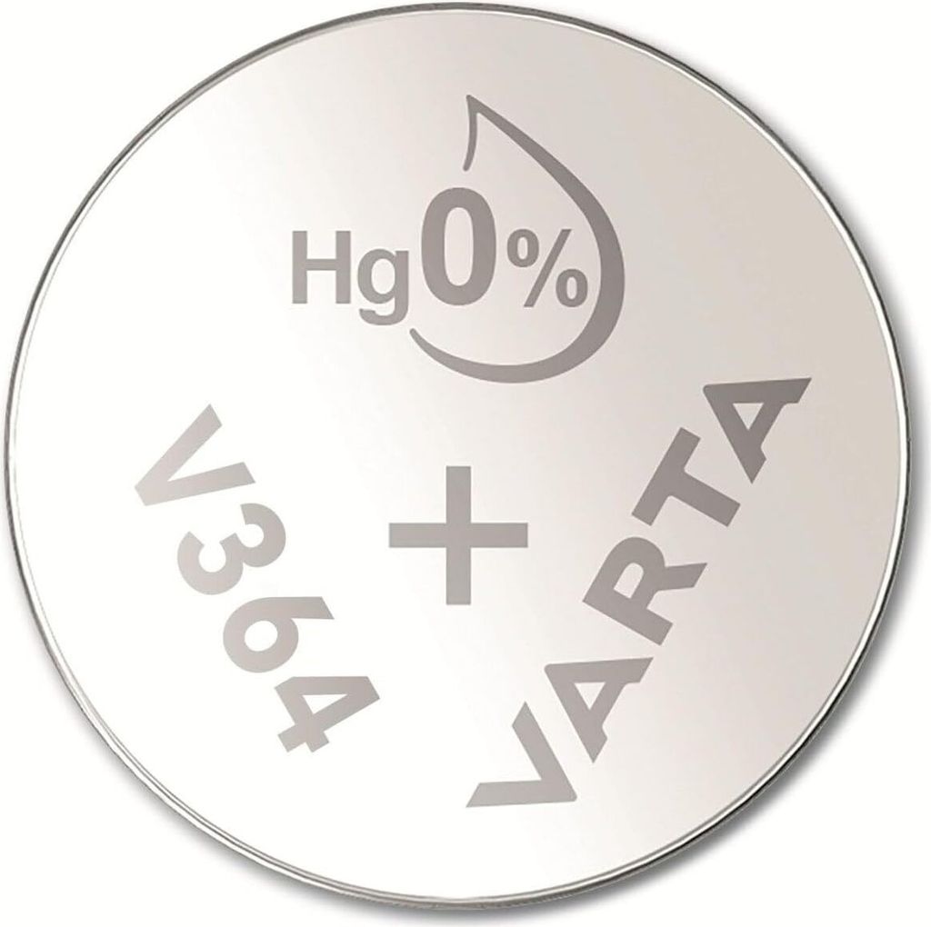 VARTA Silber-Oxid Uhrenzelle V364 (SR60) 1,55 Volt Produktbild 