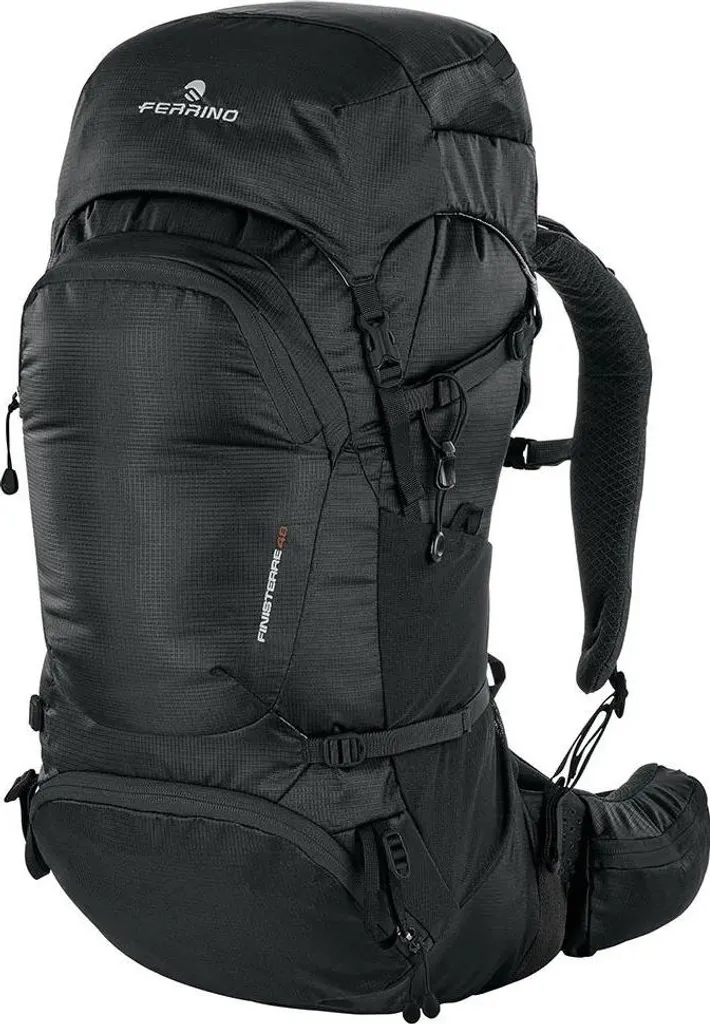 Sac à dos Ferrino Finisterre 48l Noir avec Dos Ventilé Dry