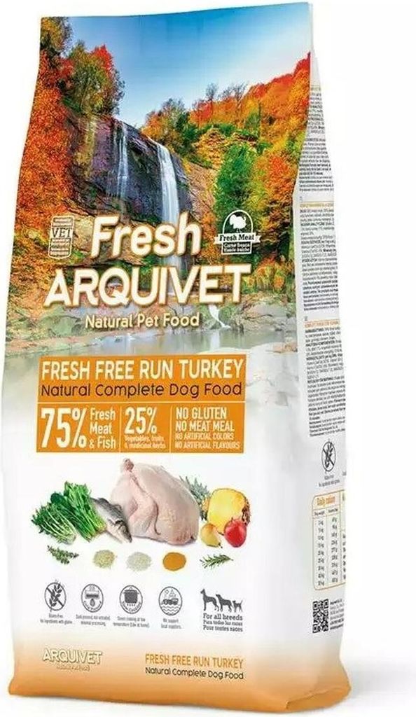 ARQUIVET Świeża karma dla psów z wieprzowiną i rybami Zdjęcie produktu 