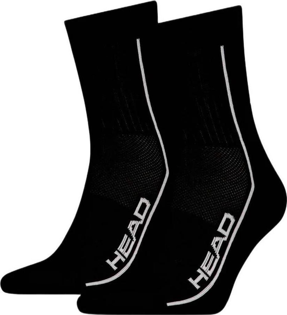 Head Racket Tennis Performance Short Crew-socken 2 Paare Schwarz EU 39-42 Herren,Damen Schwarz EU 39-42
