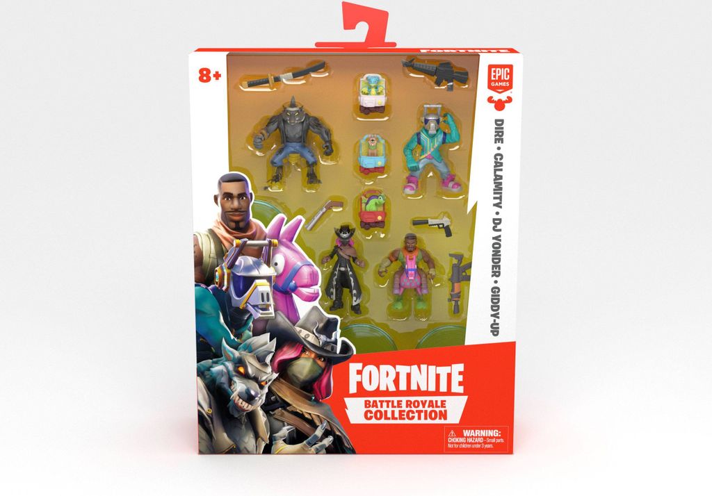 Moose Toys Fortnite Minifiguren 4er-Pack Battle Royale Produktbild 