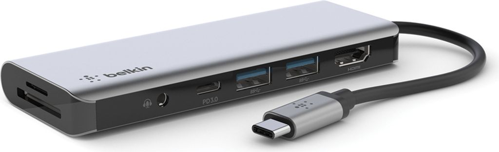 Belkin AVC009btSGY - USB 3.2 Gen 1 (3.1 Gen 1) Type-C - 100 Produktbild 