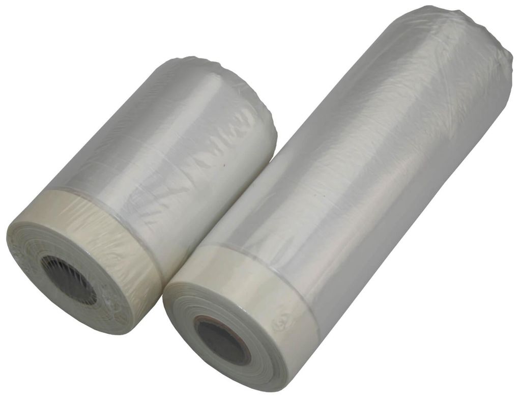 EasyWork Maler Abdeckfolie mit Kreppband Malerkrepp Produktbild 
